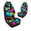 Abstract Psychedelic Graffiti Car Seat Covers-grizzshop