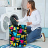 Abstract Psychedelic Graffiti Laundry Basket-grizzshop