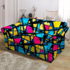 Abstract Psychedelic Graffiti Loveseat Cover-grizzshop