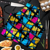 Abstract Psychedelic Graffiti Men's Apron-grizzshop