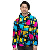 Abstract Psychedelic Graffiti Men's Hoodie-grizzshop