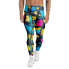 Abstract Psychedelic Graffiti Men's Leggings-grizzshop
