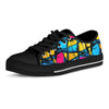 Abstract Psychedelic Graffiti Men's Low Top Shoes-grizzshop