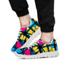 Abstract Psychedelic Graffiti Men's Sneakers-grizzshop