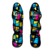 Abstract Psychedelic Graffiti Muay Thai Shin Guard-grizzshop