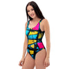 Abstract Psychedelic Graffiti One Piece Swimsuite-grizzshop