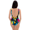 Abstract Psychedelic Graffiti One Piece Swimsuite-grizzshop