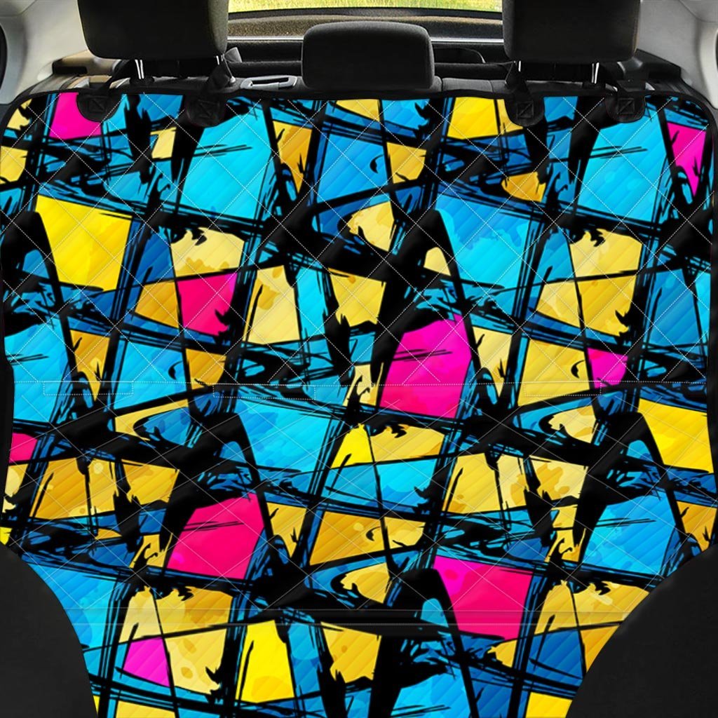 Abstract Psychedelic Graffiti Pet Car Seat Cover-grizzshop