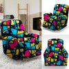 Abstract Psychedelic Graffiti Recliner Cover-grizzshop