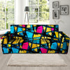 Abstract Psychedelic Graffiti Sofa Cover-grizzshop