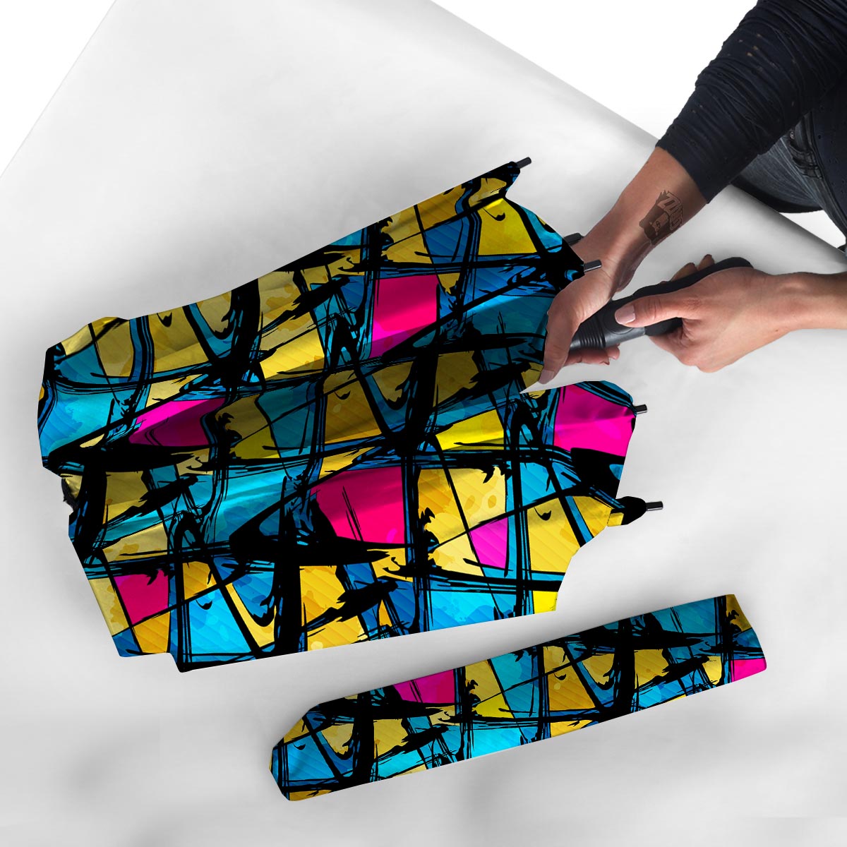 Abstract Psychedelic Graffiti Umbrella-grizzshop