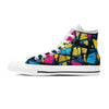 Abstract Psychedelic Graffiti Women's High Top Shoes-grizzshop