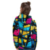 Abstract Psychedelic Graffiti Women's Hoodie-grizzshop