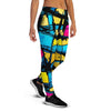 Abstract Psychedelic Graffiti Women's Joggers-grizzshop