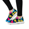 Abstract Psychedelic Graffiti Women's Sneakers-grizzshop