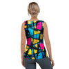 Abstract Psychedelic Graffiti Women's Tank Top-grizzshop