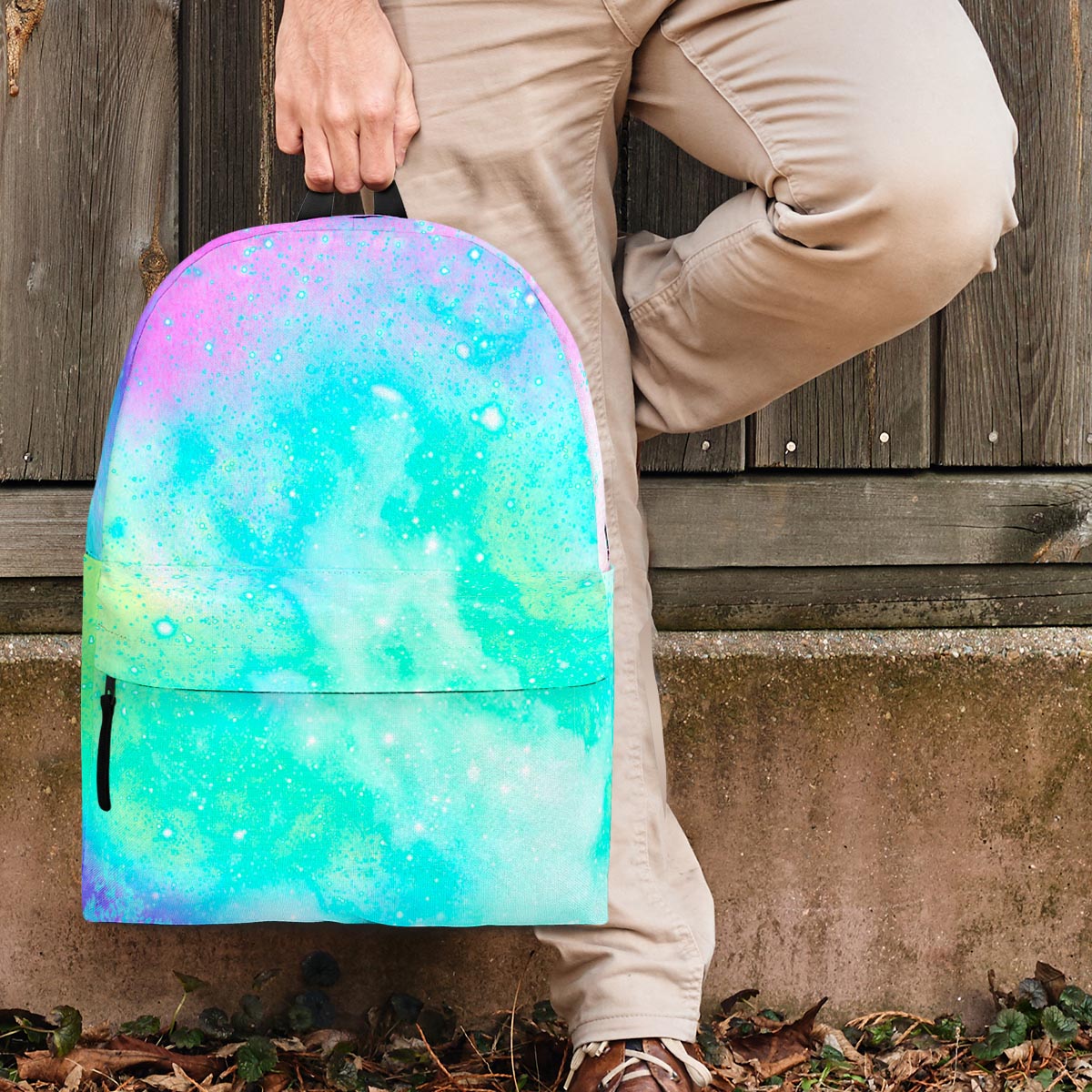 Abstract Psychedelic Holographic Backpack-grizzshop