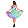 Abstract Psychedelic Holographic Dress-grizzshop