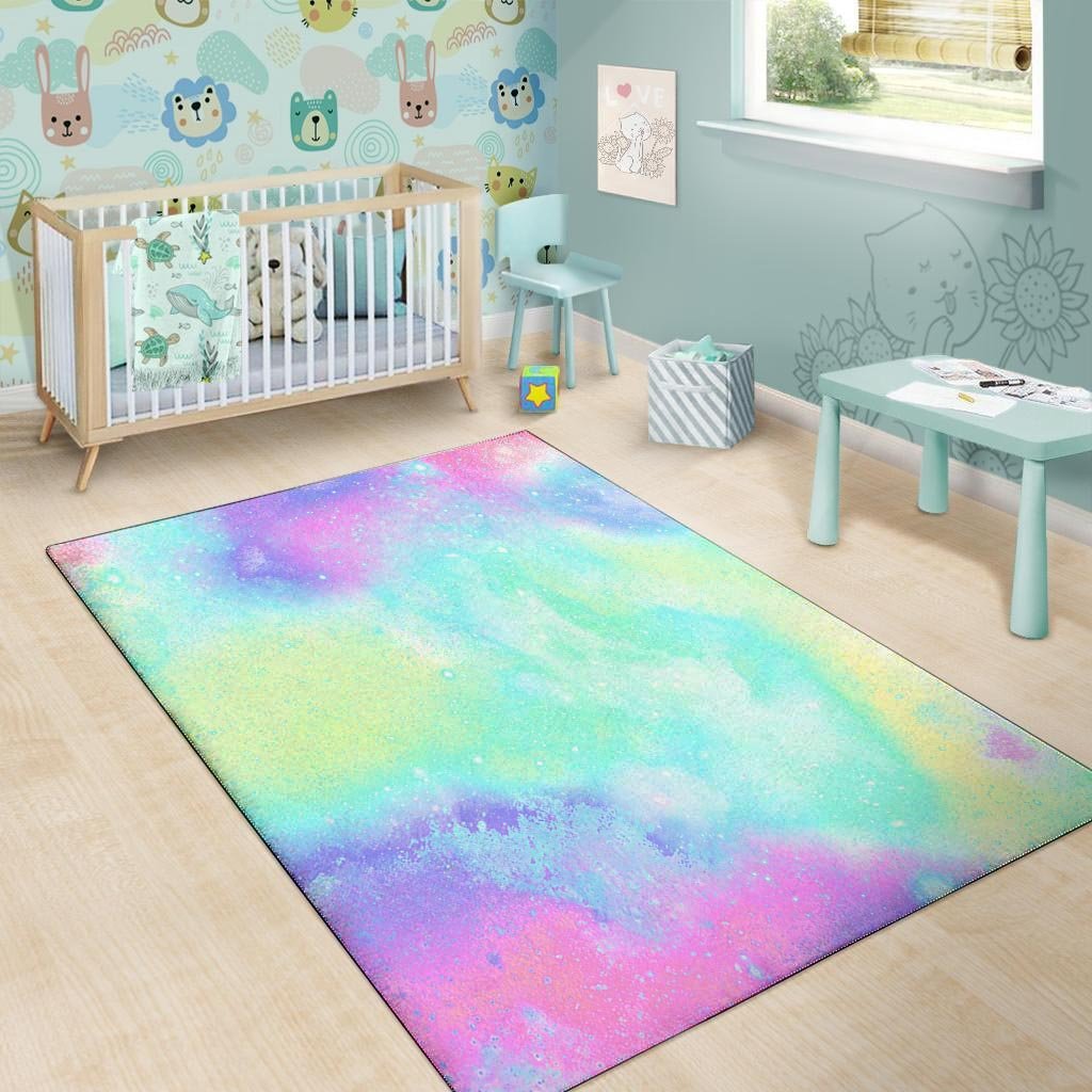 Abstract Psychedelic Holographic Floor Mat-grizzshop