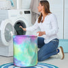 Abstract Psychedelic Holographic Laundry Basket-grizzshop