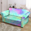 Abstract Psychedelic Holographic Loveseat Cover-grizzshop