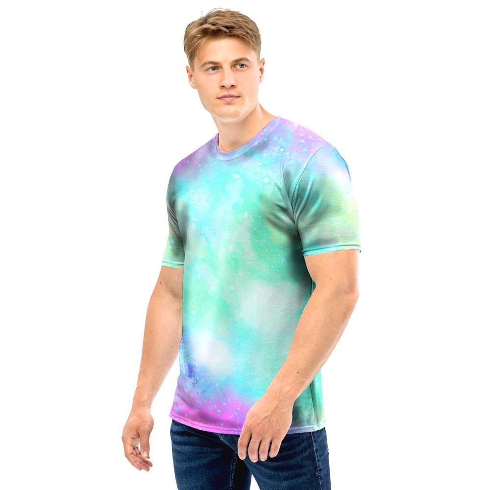 Abstract Psychedelic Holographic Men T Shirt-grizzshop