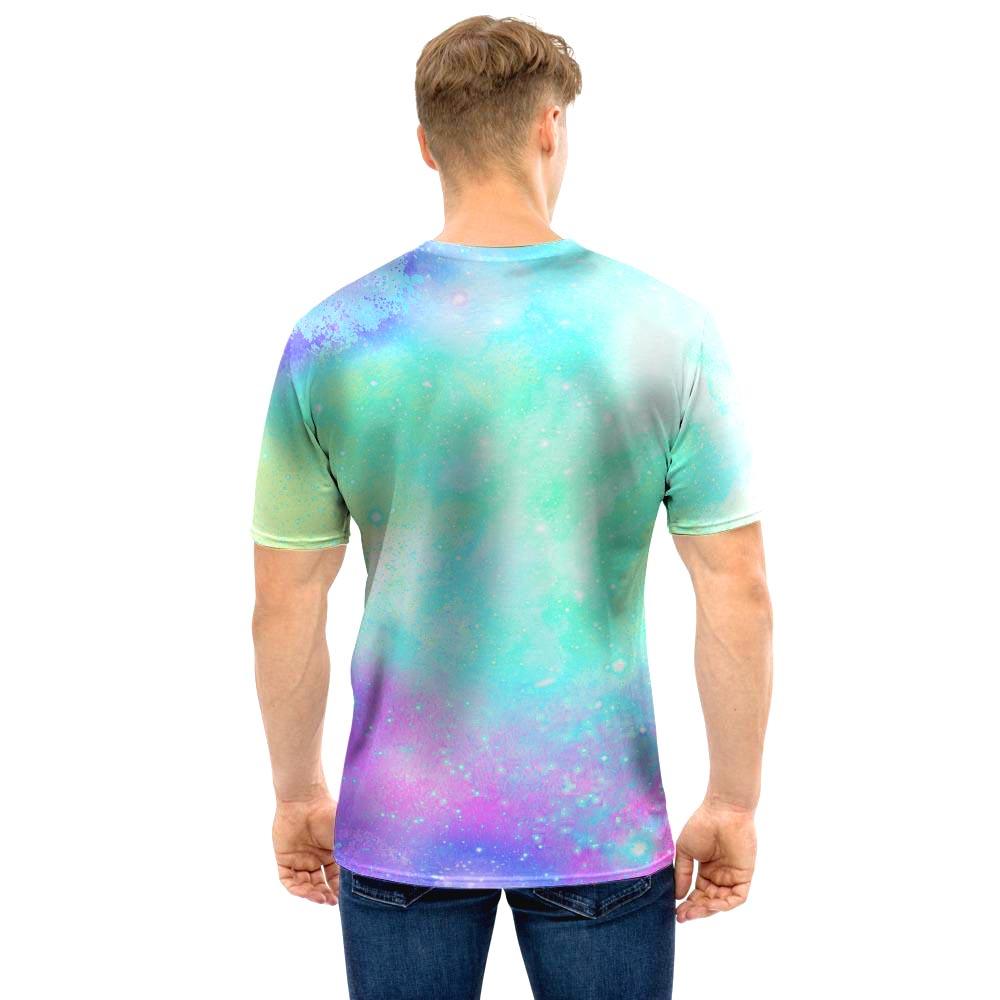 Abstract Psychedelic Holographic Men T Shirt-grizzshop