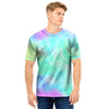 Abstract Psychedelic Holographic Men T Shirt-grizzshop