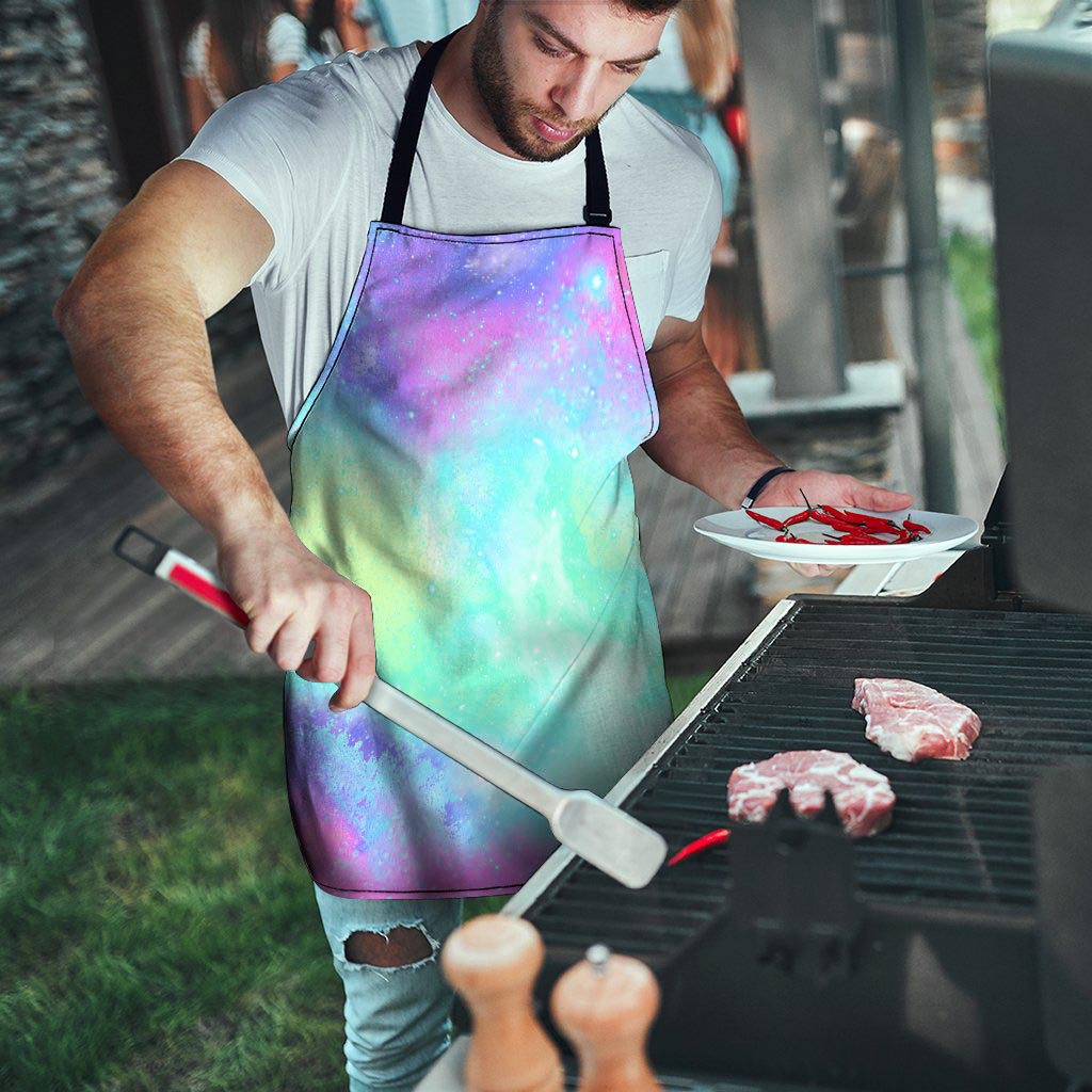 Abstract Psychedelic Holographic Men's Apron-grizzshop