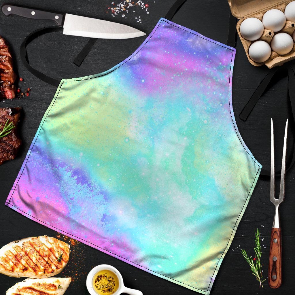 Abstract Psychedelic Holographic Men's Apron-grizzshop