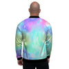 Abstract Psychedelic Holographic Men's Bomber Jacket-grizzshop