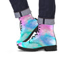 Abstract Psychedelic Holographic Men's Boots-grizzshop