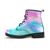 Abstract Psychedelic Holographic Men's Boots-grizzshop