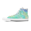 Abstract Psychedelic Holographic Men's High Top Shoes-grizzshop