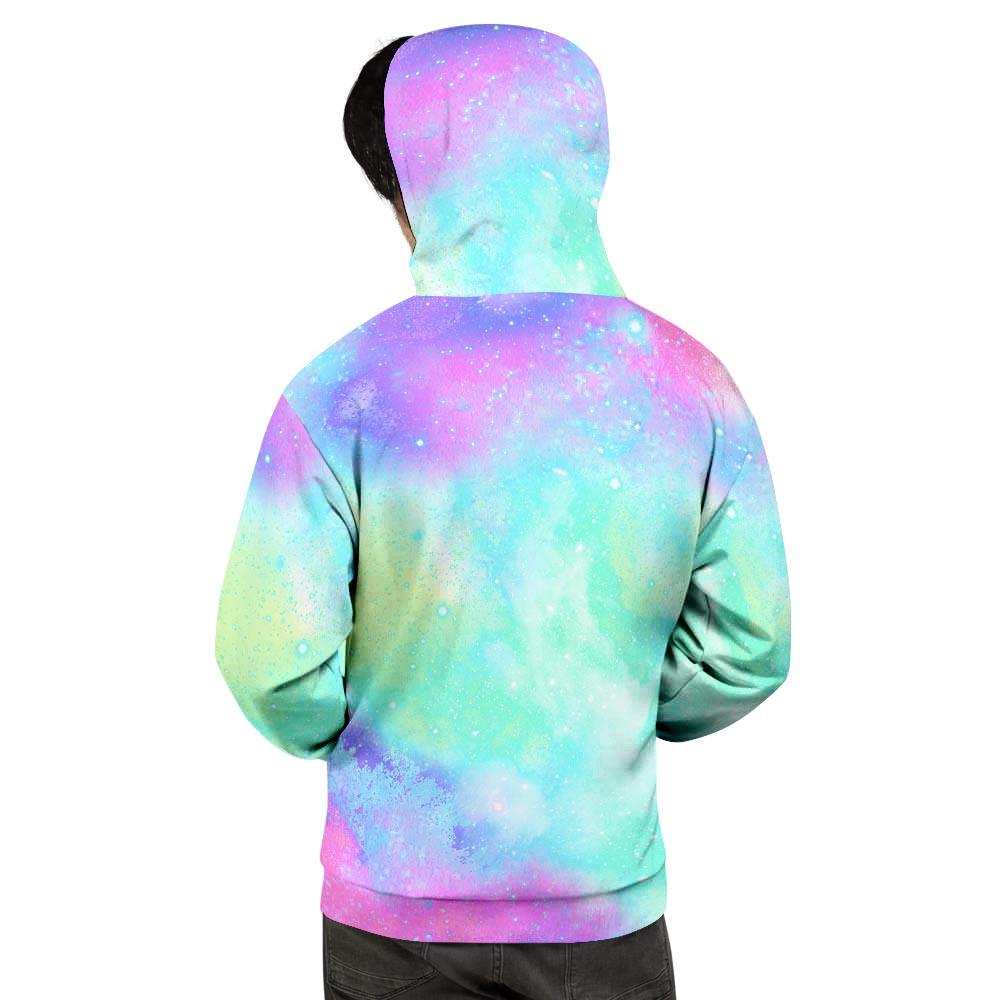 Abstract Psychedelic Holographic Men's Hoodie-grizzshop