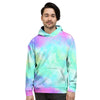 Abstract Psychedelic Holographic Men's Hoodie-grizzshop