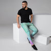 Abstract Psychedelic Holographic Men's Joggers-grizzshop
