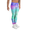 Abstract Psychedelic Holographic Men's Leggings-grizzshop