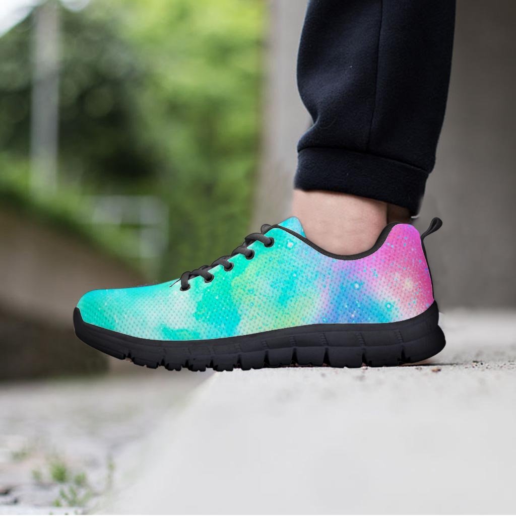 Abstract Psychedelic Holographic Men's Sneakers-grizzshop