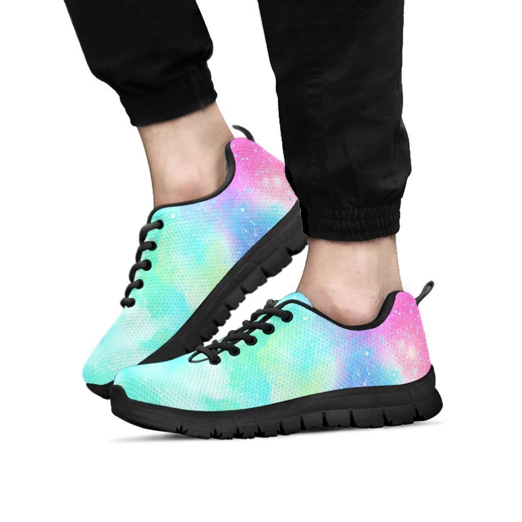 Abstract Psychedelic Holographic Men's Sneakers-grizzshop