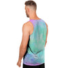 Abstract Psychedelic Holographic Men's Tank Tops-grizzshop