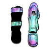 Abstract Psychedelic Holographic Muay Thai Shin Guard-grizzshop