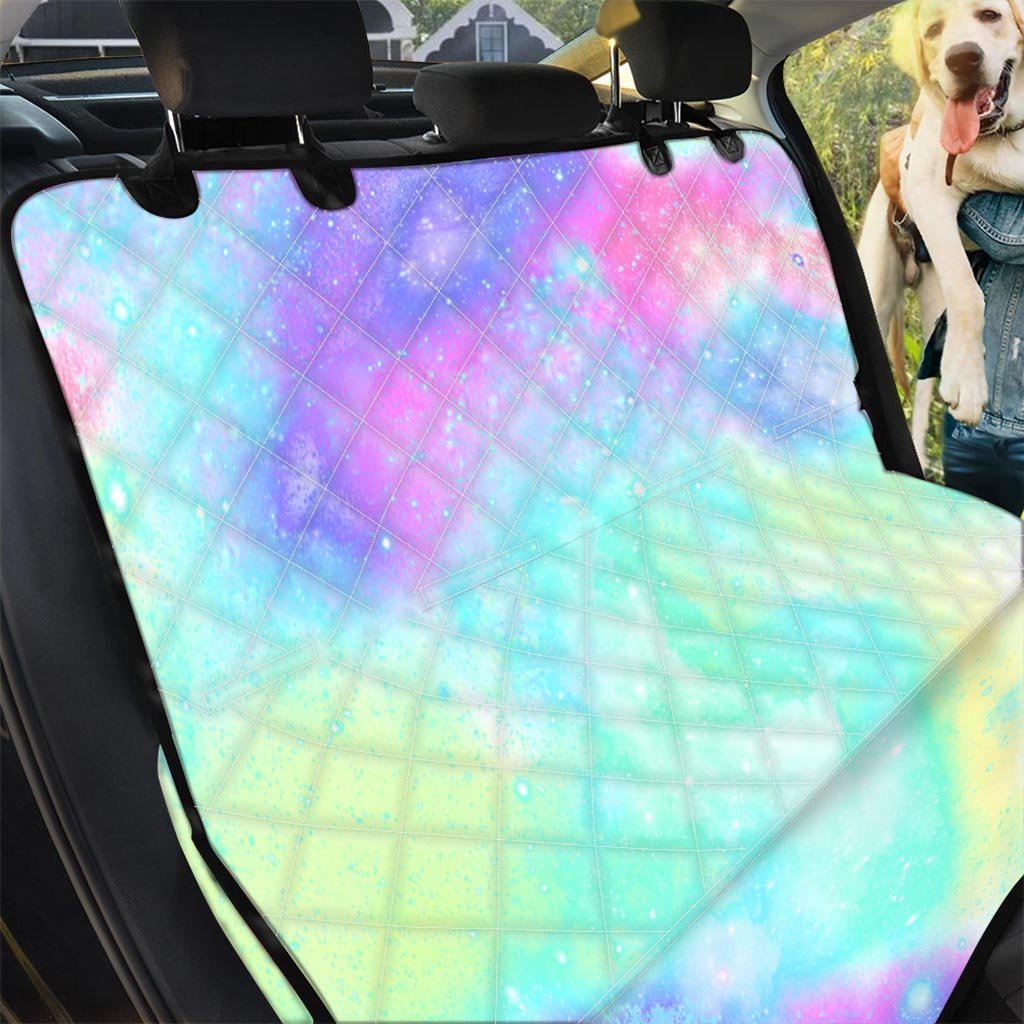 Abstract Psychedelic Holographic Pet Car Seat Cover-grizzshop