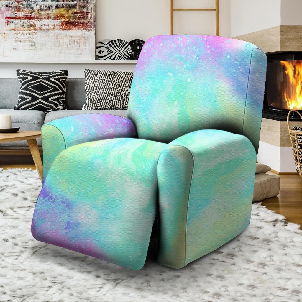 Abstract Psychedelic Holographic Recliner Cover-grizzshop