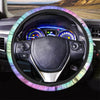 Abstract Psychedelic Holographic Steering Wheel Cover-grizzshop