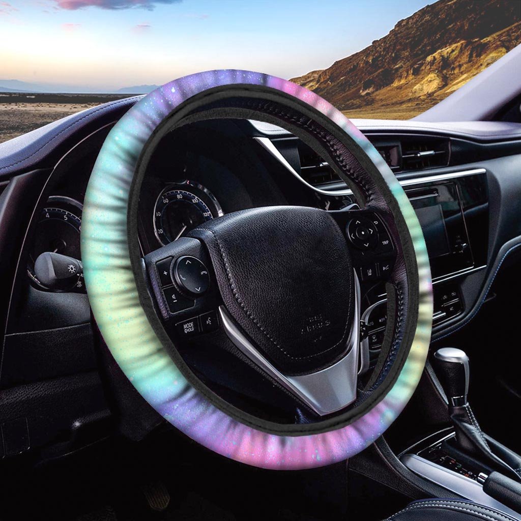 Abstract Psychedelic Holographic Steering Wheel Cover-grizzshop