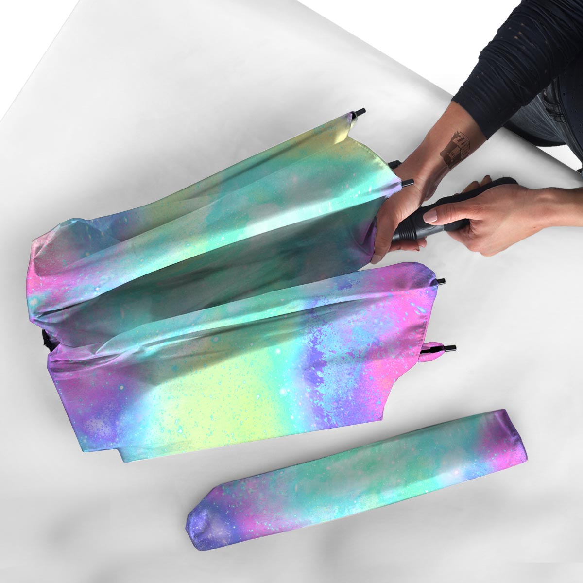 Abstract Psychedelic Holographic Umbrella-grizzshop