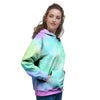 Abstract Psychedelic Holographic Women's Hoodie-grizzshop