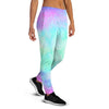 Abstract Psychedelic Holographic Women's Joggers-grizzshop