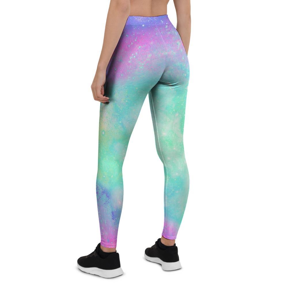 Abstract Psychedelic Holographic Women's Leggings-grizzshop